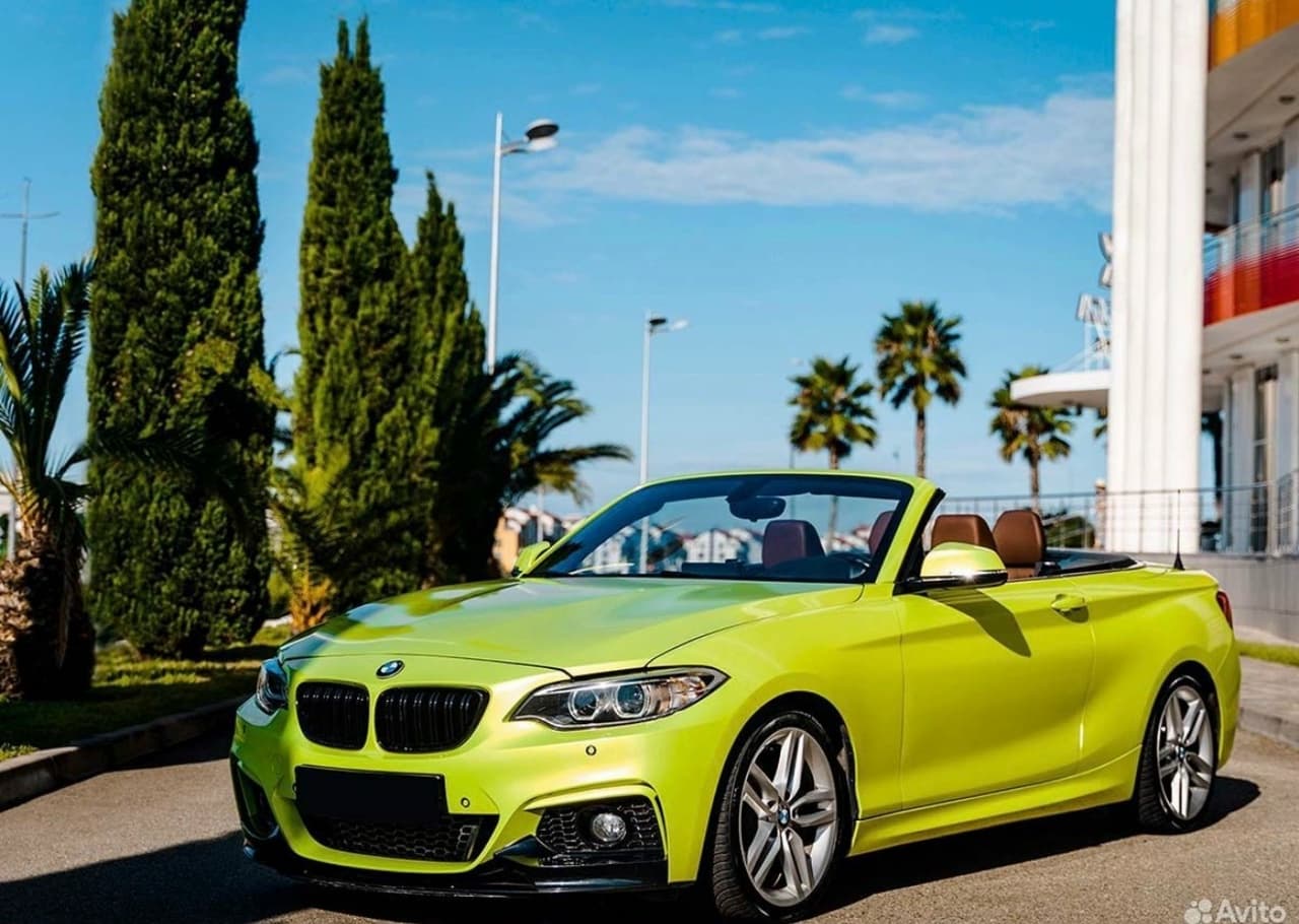 BMW 2 Cabrio (Lime Matte) — фото 4