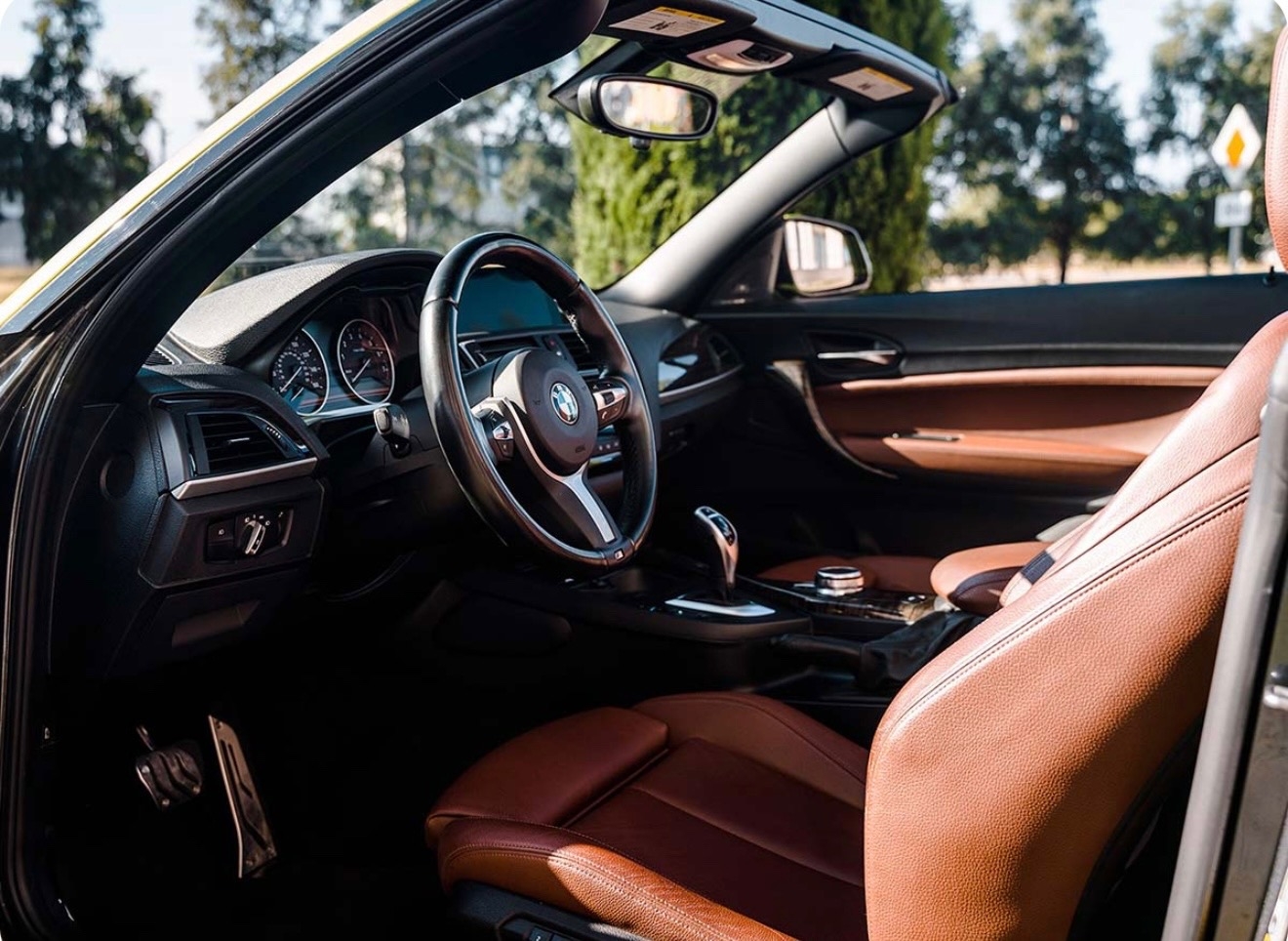 Прокат кабриолета в Геленджике — BMW 2 Cabrio (синий), фото 5