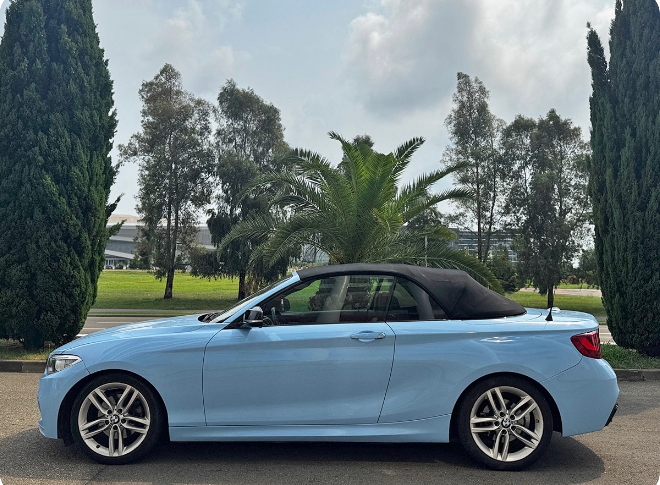 Прокат кабриолета в Геленджике — BMW 2 Cabrio (синий), фото 7