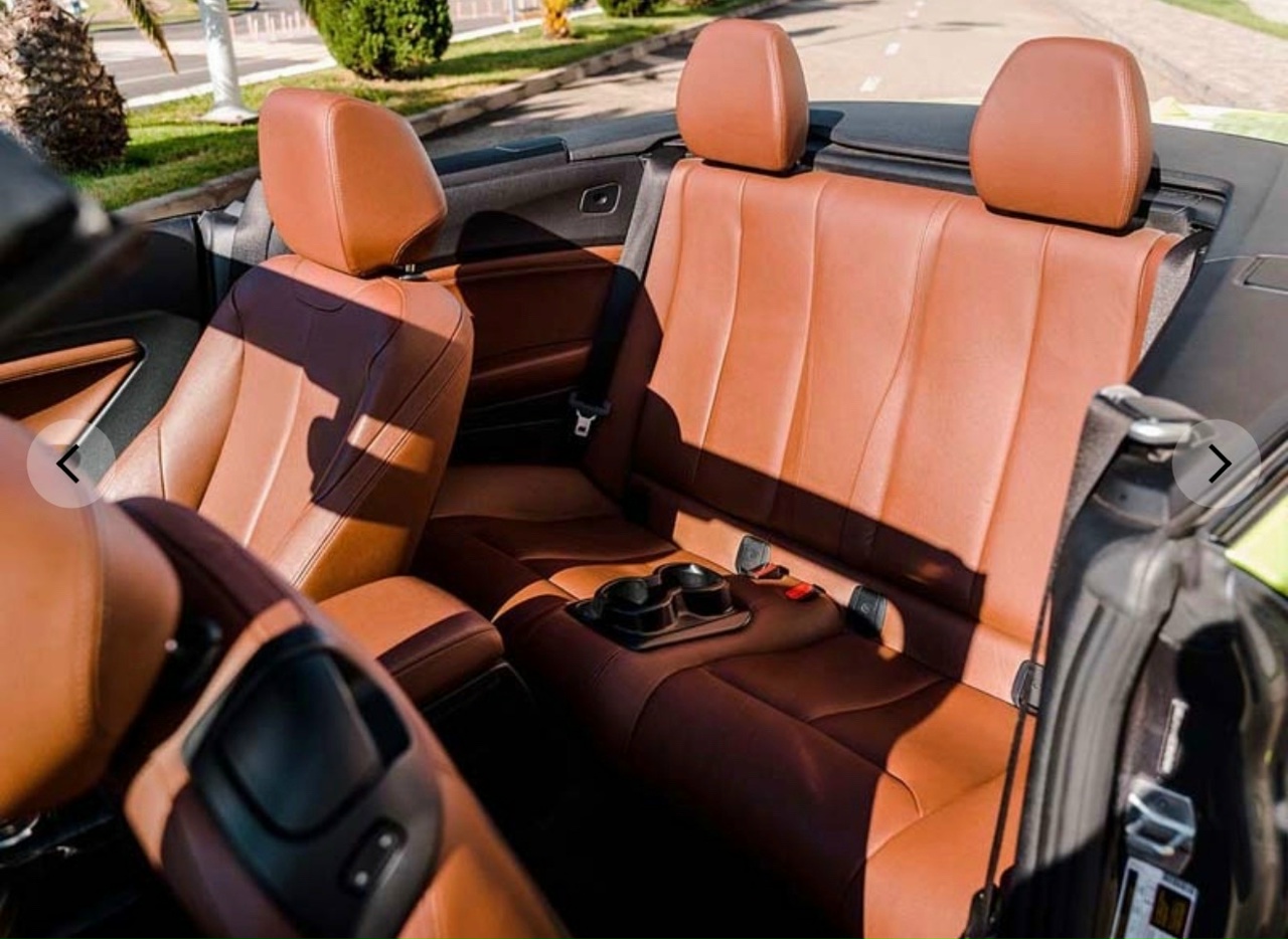 Прокат кабриолета в Геленджике — BMW 2 Cabrio (матовый лайм), фото 6