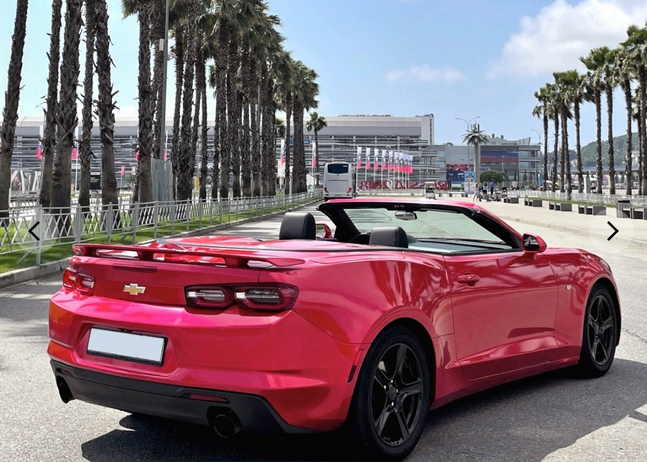 Прокат кабриолета в Геленджике — Chevrolet Camaro 2020, фото 3